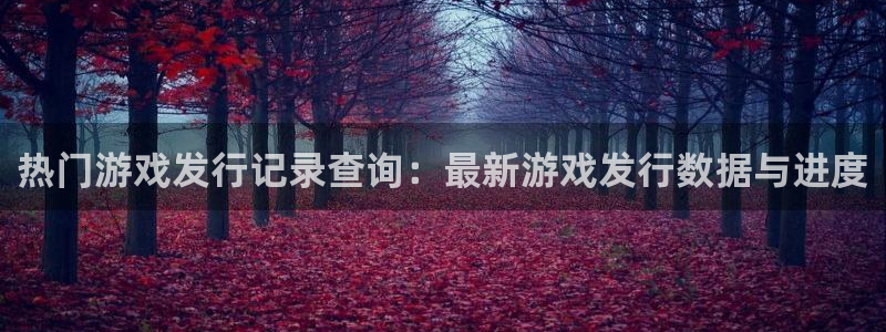 bg大游男装品牌：热门游戏发行记录查询：最新游戏发行数据与进度